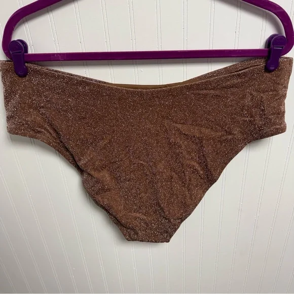 Skims Sparkling Brown Bikini Bottom - Picture 3 of 6
